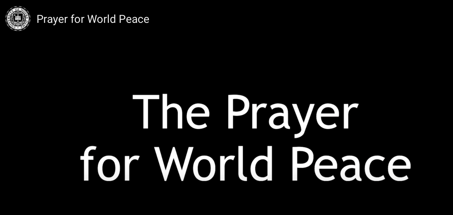 Prayer for World Peace